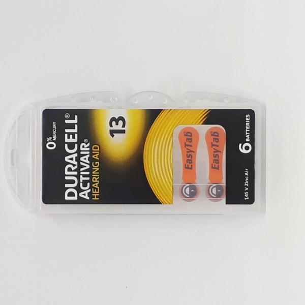 Duracell 13 Numara İşitme Cihaz Pili Kulaklık Pili 6'lı - Image 1
