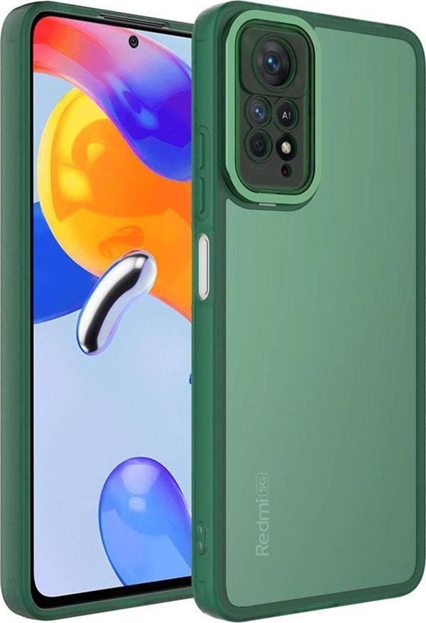 Coverzone Xiaomi Redmi Note 11 Pro 5g Ile Uyumlu Kılıf Kamera Çerceve Korumalı Transparan Z-post Panoply Kapak - Image 1
