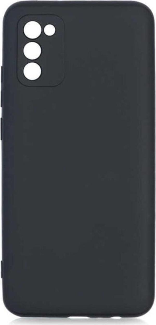 Coverzone Galaxy A02s Kılıf Delux Silkytermoplastik Kılıf Siyah - Image 1