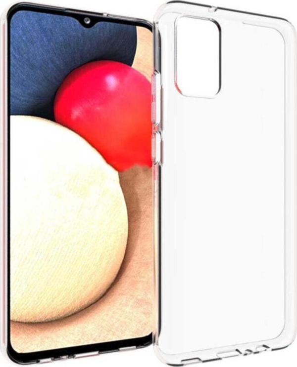 Coverzone Galaxy A02s Kılıf Süper Silikon Kapak Şeffaf - Image 1