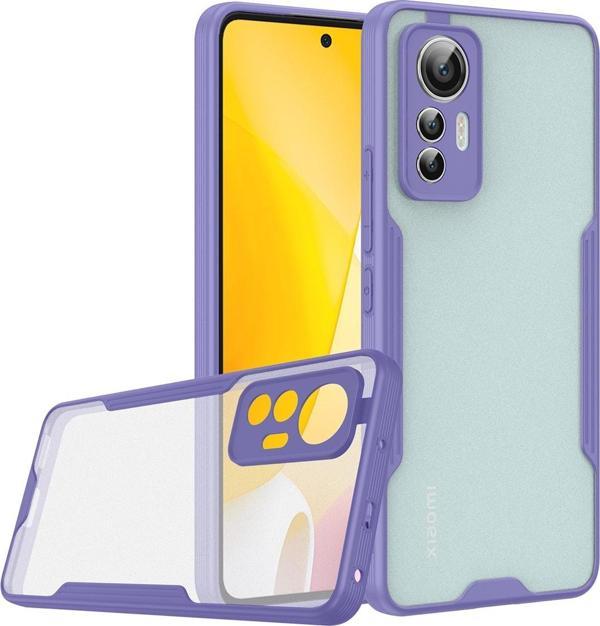 Coverzone Xiaomi Redmi Note 11e Ile Uyumlu Kılıf Pastel Renkli Kenar Perfe Tpu Silikon Kılıf Mor - Image 1