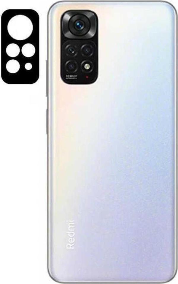 Coverzone Xiaomi Redmi Note 11s Ile Uyumlu 3d Toz Ve Kirden Koruyan Curve Kamera Camı Siyah - Image 1