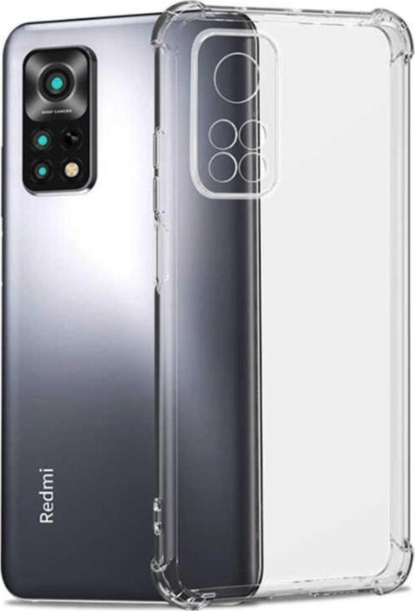 Coverzone Xiaomi Redmi Note 11s Ile Uyumlu Kılıf Kamera Korumalı Clear Anti-shock Sert Arka Kapak Şeffaf - Image 1