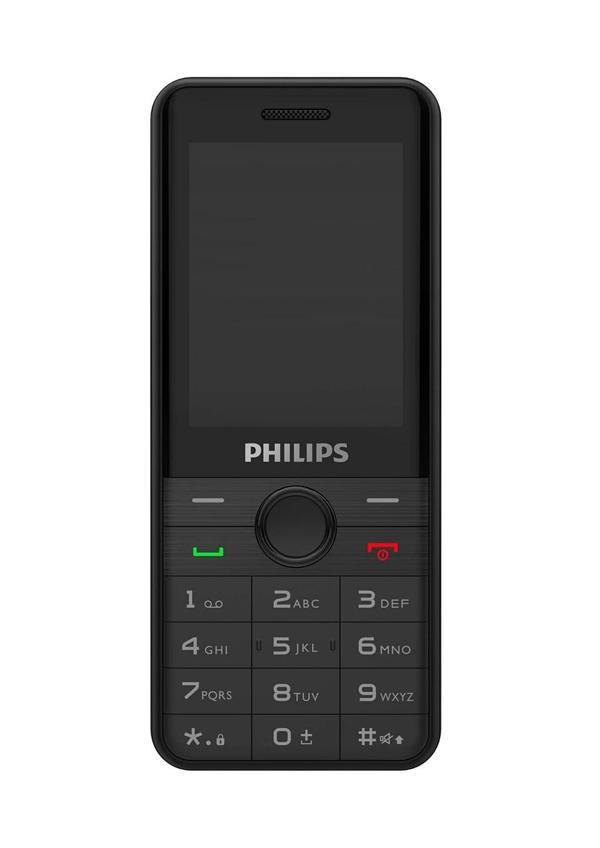 Philips Xenium E172 Kameralı Çift Sim Kart Tuşlu Cep Telefonu Siyah - Image 1
