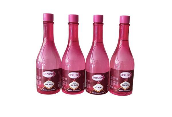 4 Adet Royam Seruse %100 Doğal Gül Suyu 400 ml Gıdaya Eklenebilir - Image 1