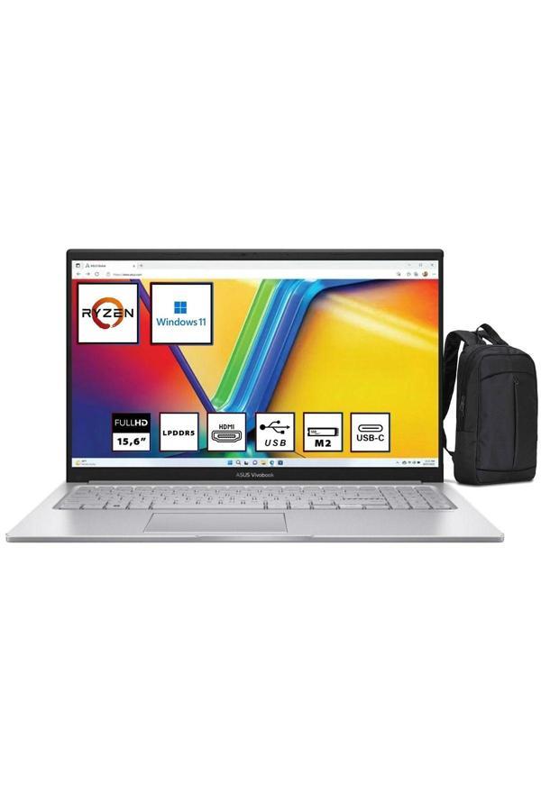 Asus Vivobook Go 15 E1504Fa R5-7520U 8Gb 1Tb Ssd 15.6" Fhd W11 Laptop - Wz Çanta Wz02 - Image 1