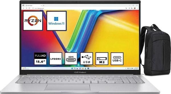 Asus Vivobook Go 15 E1504Fa R5-7520U 8Gb 1Tb Ssd 15.6" Fhd W11 Laptop - Wz Çanta Wz02 - Image 1
