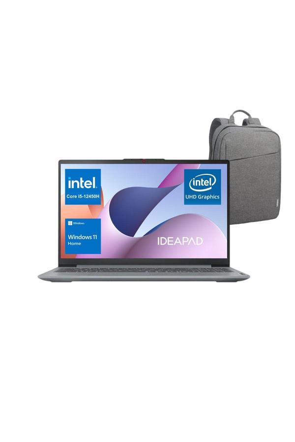 Lenovo Ip Slim3 Core İ5-12450H 8Gb 512Gb Ssd 15.6" Fhd W11 Laptop 83Er00Fxtr - Lenovo Çanta Wz3 - Image 1