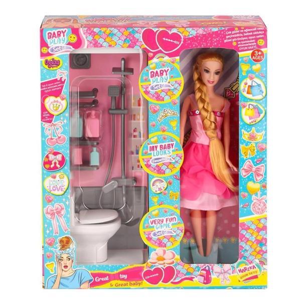 Nessiworld OYD-02387 Bebek ve Banyo Oyun Seti -Oydaş Oyuncak - Image 1
