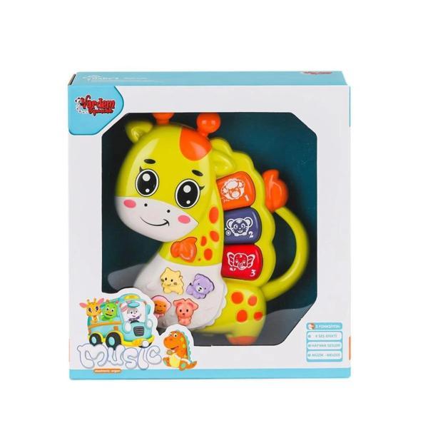 Nessiworld JLG-855-66A Işıklı ve Müzikli Zürafa Bebek Pianosu -Vardem Oyuncak - Image 1