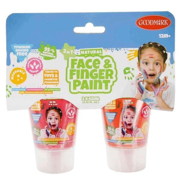 Nessiworld 2in1 Doğal Yüz ve Parmak Boyası 2’li - Image 1