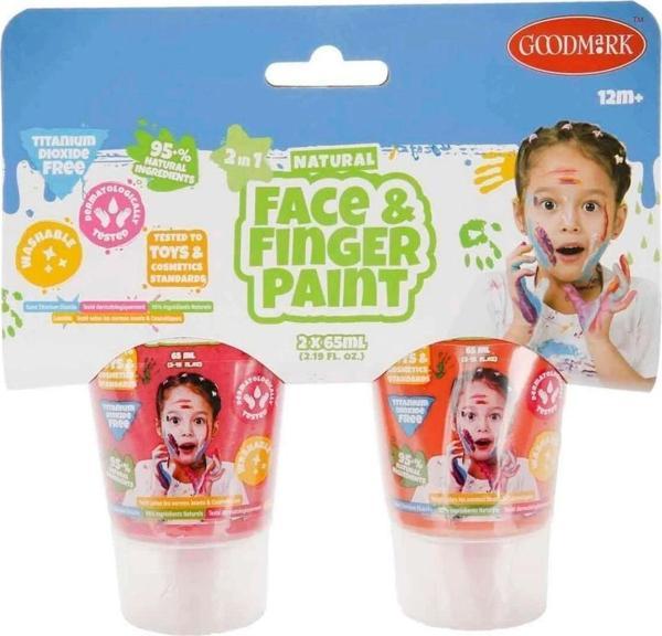 Nessiworld 2in1 Doğal Yüz ve Parmak Boyası 2’li - Image 1