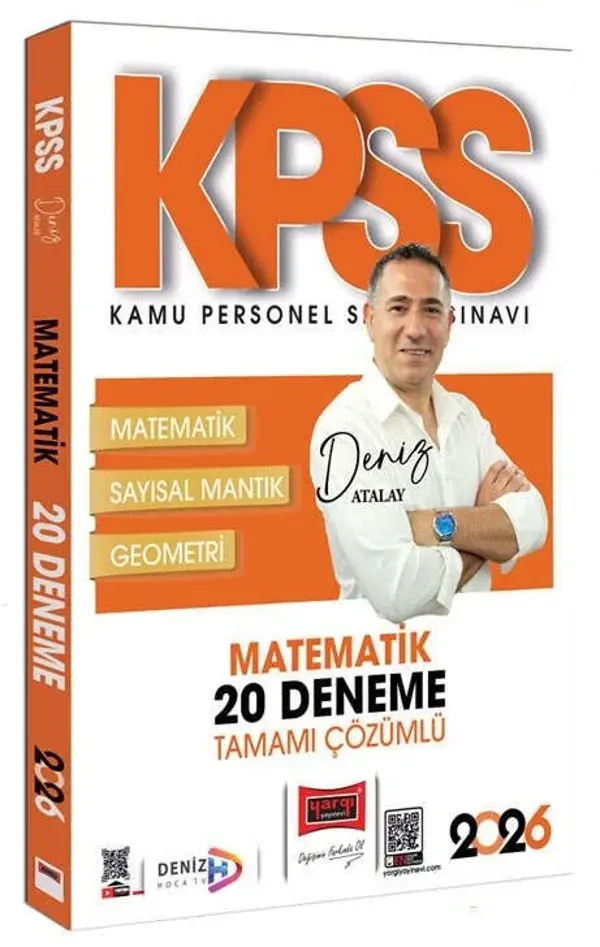 2026 KPSS Matematik 20 Deneme Çözümlü - Deniz Atalay Yargı Yayınları - Bi bigelio - Image 1