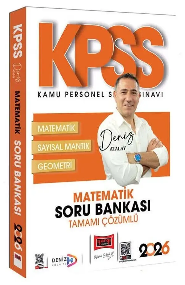 2026 KPSS Matematik Soru Bankası Çözümlü - Deniz Atalay Yargı Yayınları - Bi bigelio - Image 1