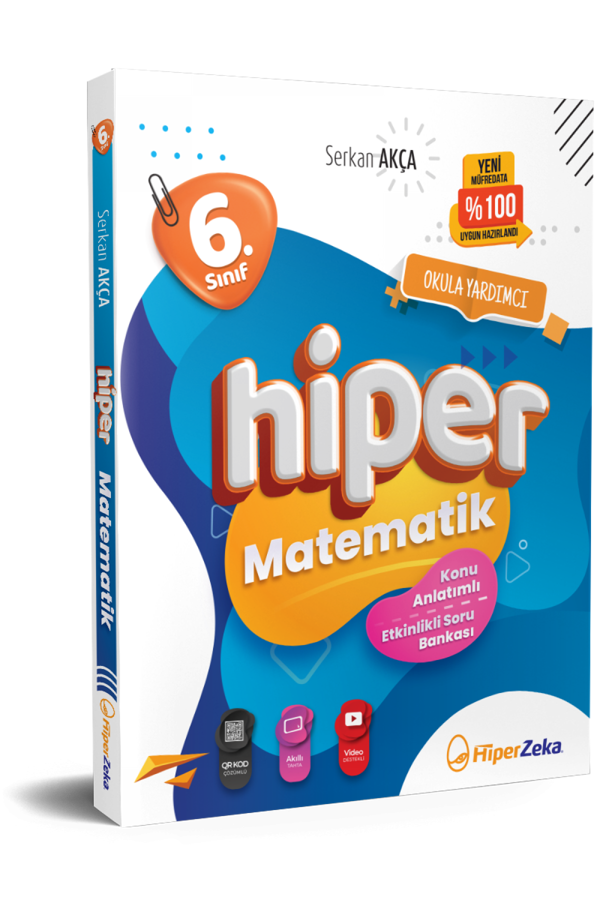 6. Sınıf Hiper Matematik Konu Anlatımlı Soru Bankası Hiper Zeka Yayınları - Bi bigelio - Image 1