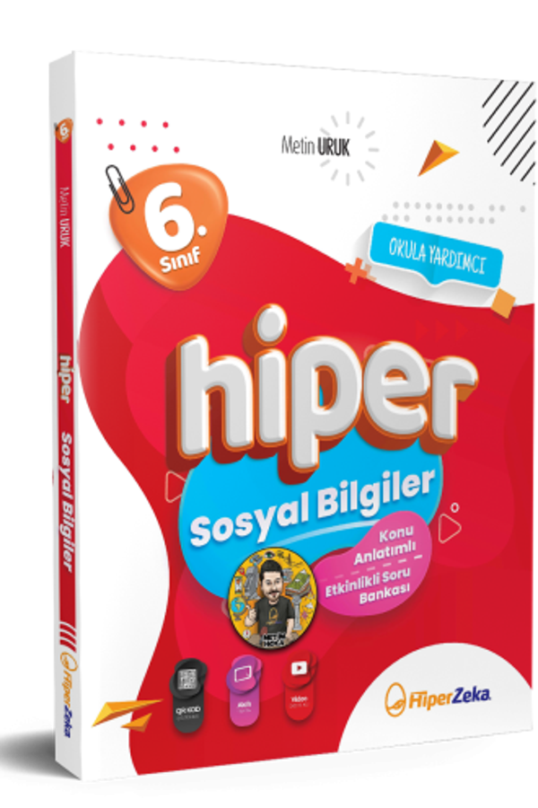 6. Sınıf Hiper Sosyal Bilgiler Konu Anlatımlı Soru Bankası Hiper Zeka Yayınları - Bi bigelio - Image 1