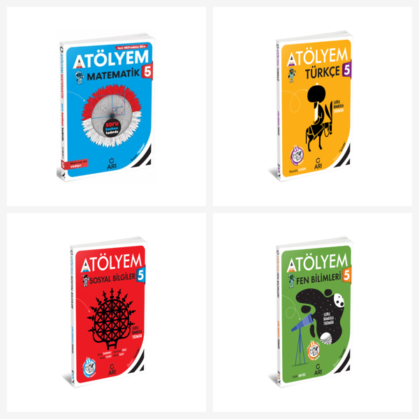 Arı 5. Sınıf Akıllı Atölyem Tüm Dersler Seti 4 Kitap Arı Yayınları - Bi bigelio - Image 1
