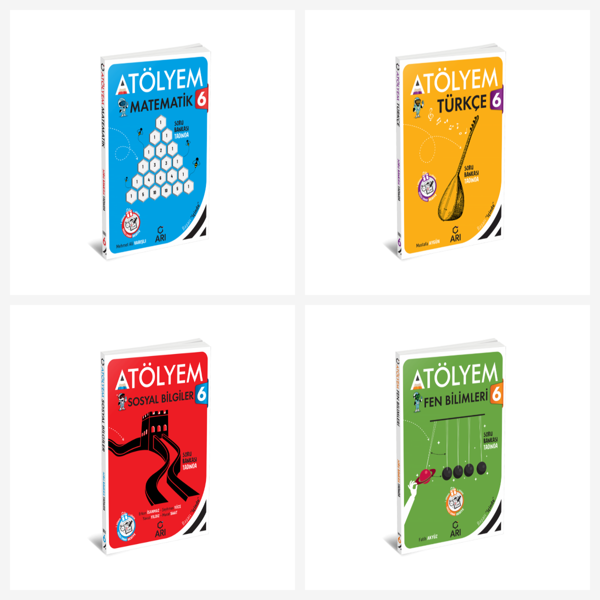 Arı 6. Sınıf Akıllı Atölyem Tüm Dersler Seti 4 Kitap Arı Yayınları - Bi bigelio - Image 1
