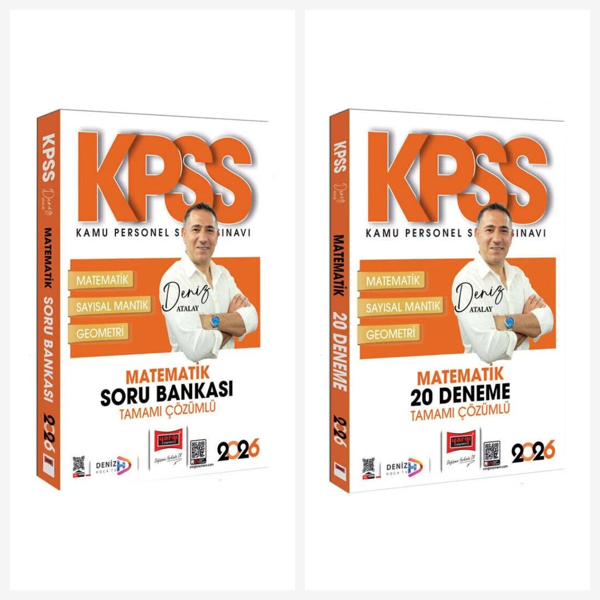 Yargı 2026 KPSS Matematik Çözümlü Soru Bankası ve Deneme Seti - Deniz Atalay Yargı Yayınları - Bi bigelio - Image 1