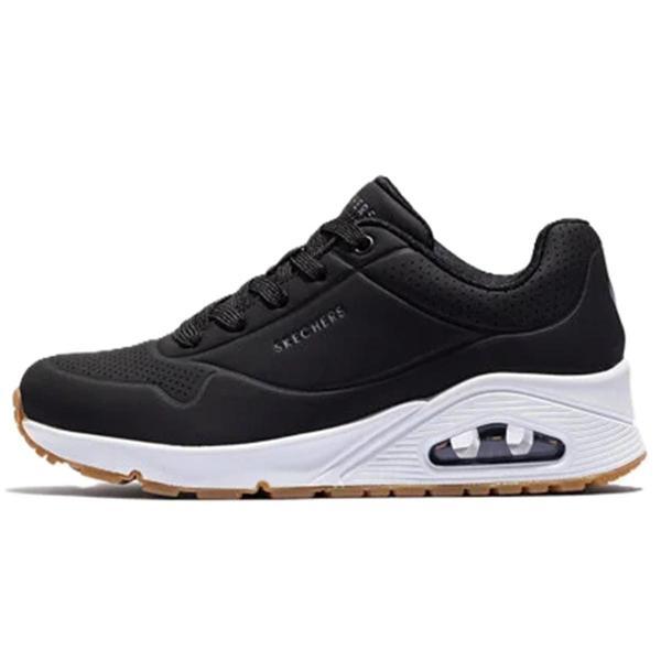 Skechers Uno-Stand On Air Memory Foam Womens Sneaker Black Hafızalı Taban Kadın Günlük Spor Ayakkabı Siyah - Image 1