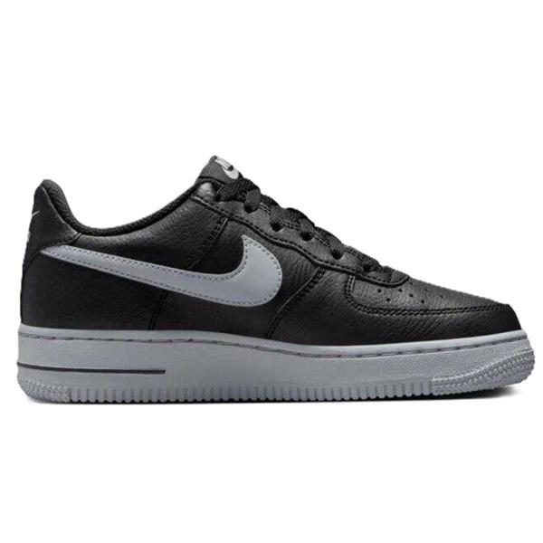 Nike Air Force 1 AF1 Leather Unisex Black Sneaker Hakiki Deri Günlük Spor Ayakkabı Siyah - Image 1