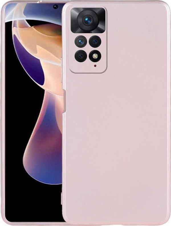 Coverzone Xiaomi Redmi Note 11s Ile Uyumlu Kılıf Premier Silikon Kapak Rosegold - Image 1