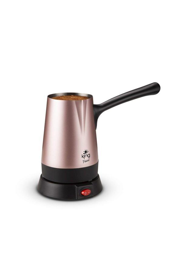 King K449 Fasıl Kahve Makinesi Rose Gold - Image 1