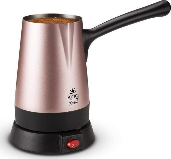 King K449 Fasıl Kahve Makinesi Rose Gold - Image 1