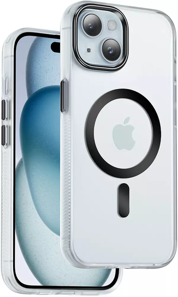 Fuchsia iPhone 15 Uyumlu Dazzle Pro Manyetik Şarjlı Kılıf - Image 1