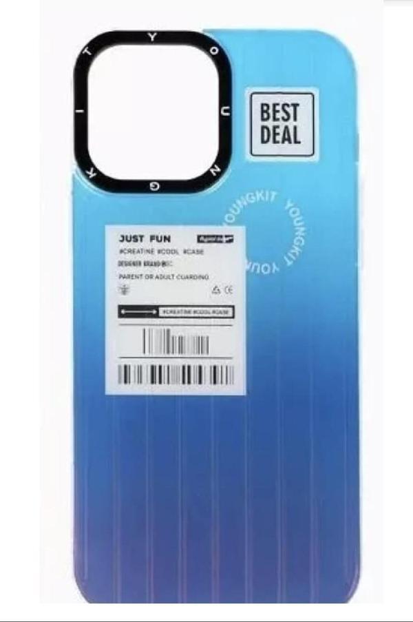 Desingshop iPhone 11 Tırtıklı Desenli Hologram Baskılı Kılıf - Image 1