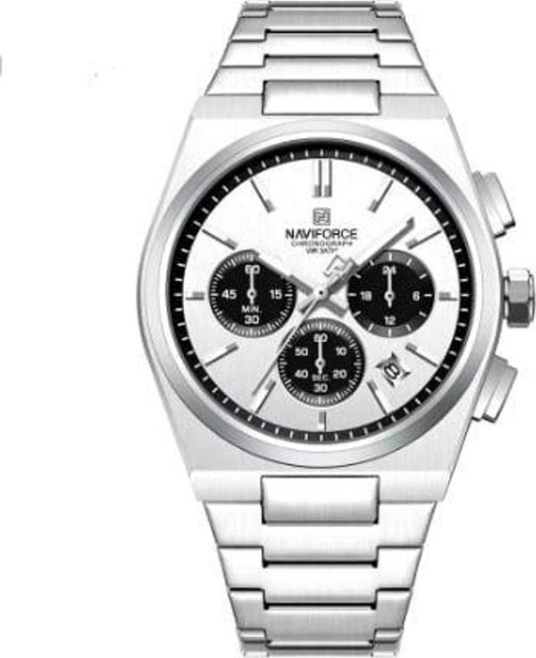 Nf8048 Erkek Kol Saati Analog Metal Kordon - Image 1