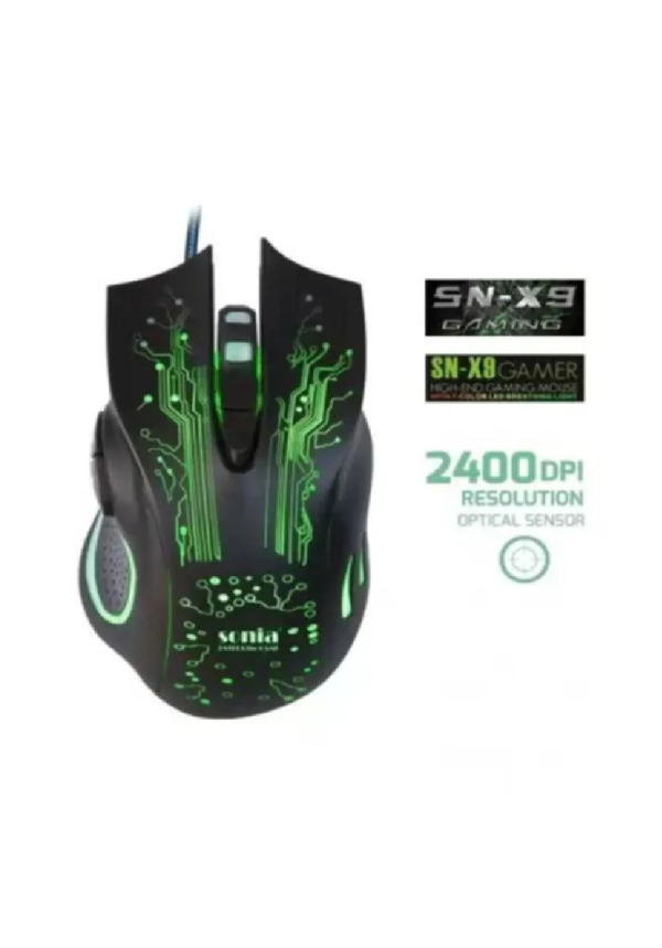 Sonia Sn - X9 Gaming Mouse Gamer Bilgisayar Pc Dizüstü Profesyonel Oyun Fareler Vurucu - Image 1