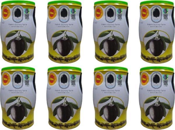 Katırlı Güney Tarla L Boy Sofralık Siyah Zeytin 8 Adet X 1 Kg - Image 1