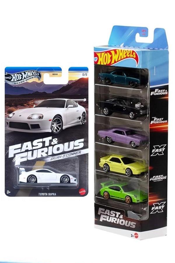 Hot Wheels Fast & Furious Temalı 6'lı Araç Seti (2025) Hızlı ve Öfkeli - Image 1