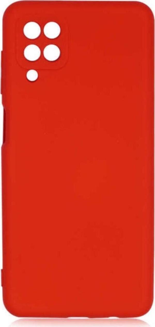 Coverzone Galaxy A12 Kılıf Delux Silkytermoplastik Kılıf Koyu Pembe - Image 1