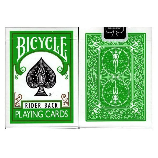 Bicycle Standart Index Yeşil Rider Back Oyun Kağıdı Kartı iskambil Kartları Destesi - Image 1