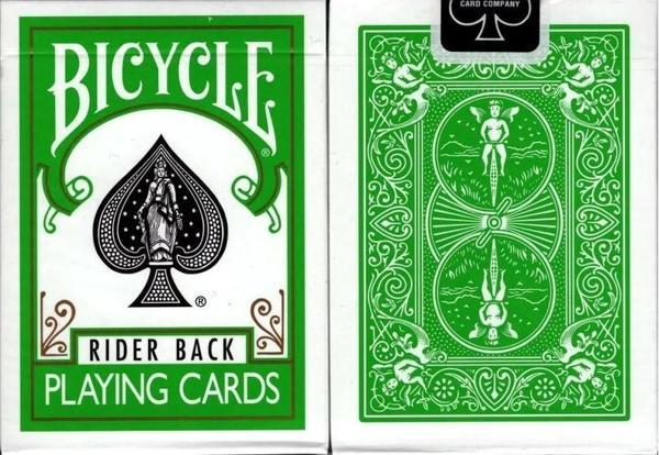 Bicycle Standart Index Yeşil Rider Back Oyun Kağıdı Kartı iskambil Kartları Destesi - Image 1
