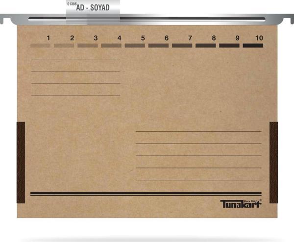 Tunakart ASD2005 Askılı yan bezli körüklü dosya - Image 1