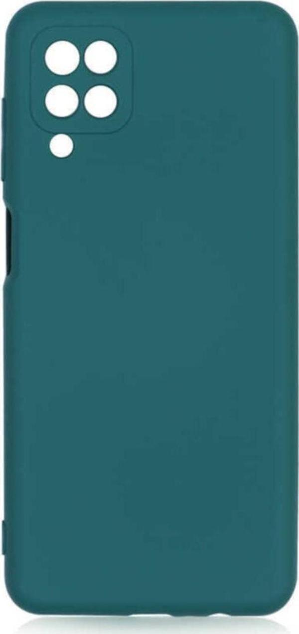 Coverzone Galaxy A12 Kılıf Delux Silkytermoplastik Kılıf Koyu Yeşil - Image 1