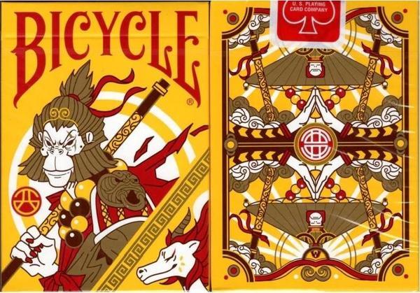 Bicycle Wukong Rebellion (Yellow) Oyun Kağıdı Koleksiyonluk iskambil Kartları - Image 1