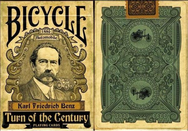 Bicycle Turn of The Century Automobile Oyun Kağıdı Limited Edition iskambil Kartları Destesi - Image 1