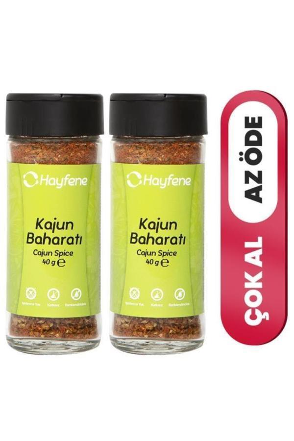 Hayfene Kajun Baharatı 40 G - 2'li Set - Image 1