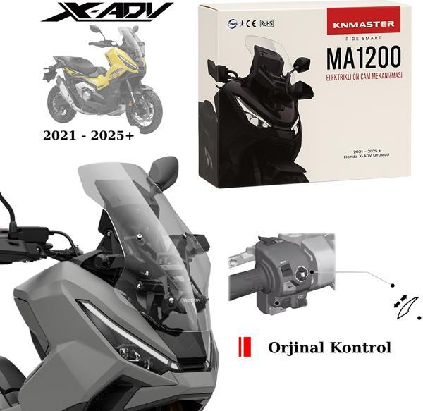 KNMASTER Elektrikli Ön Cam Mekanizması – Honda X-ADV Uyumlu - Image 1
