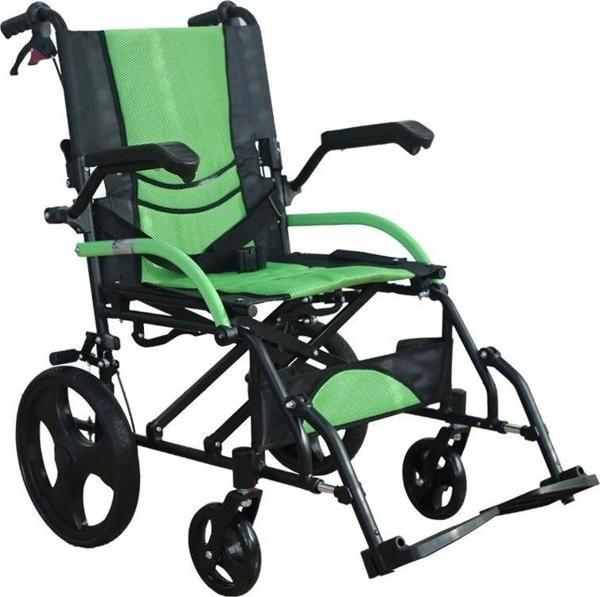 Golfi Alüminyum Tekerlekli Sandalye | Katlanabilir Hafif Transfer Modeli G502 - Image 1