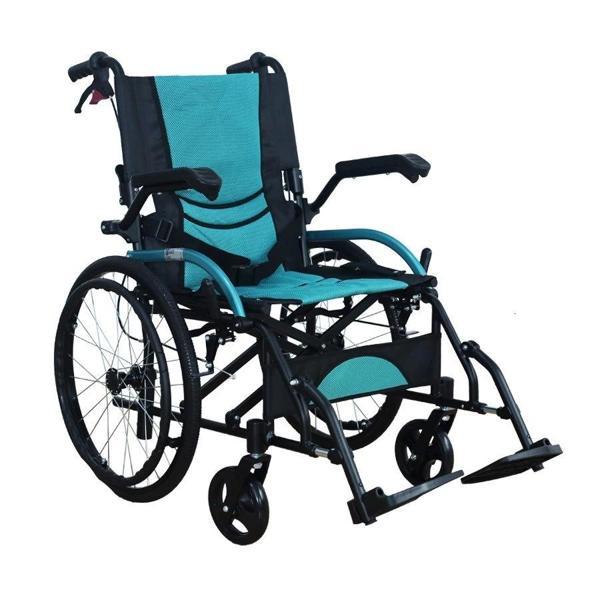 Golfi Alüminyum Tekerlekli Sandalye | Katlanabilir Hafif Transfer Sandalyesi G503 - Image 1