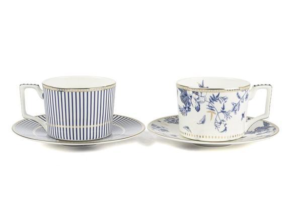 Mikasa Moor Fili e Fiori Mavi Beyaz 2li Çay Seti 220 cc - Image 1