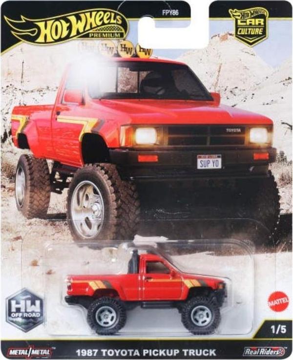 Hot Wheels Car Culture 1987 Toyota Pickup Truck FPY86 JBK73 - Image 1
