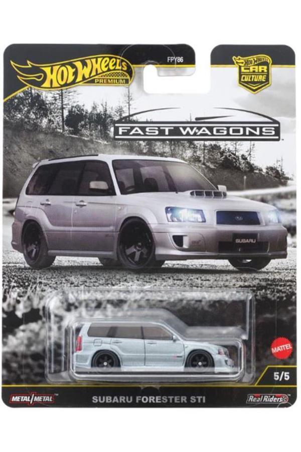 Hot Wheels Premium Fast Wagons Subaru Forester STI FPY86 JBK87 - Image 1