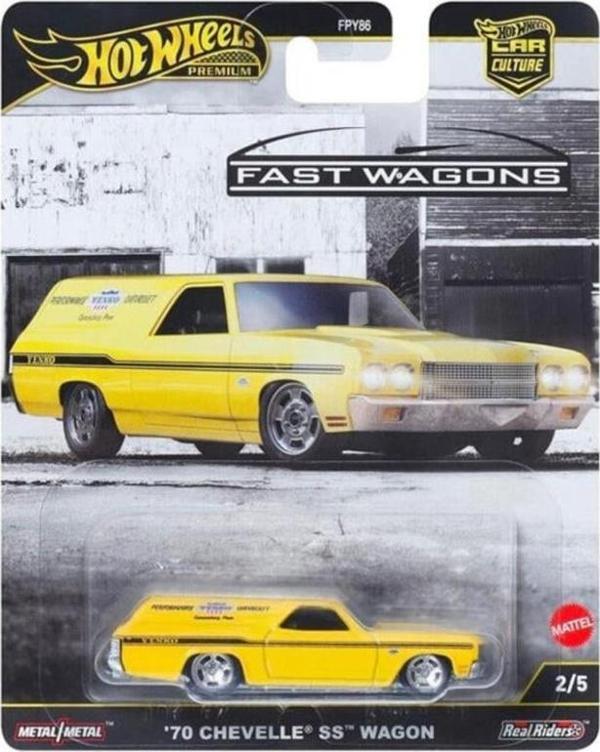 Hot Wheels Premium Fast Wagons 70 Chevelle SS Wagon  FPY86 JBK67 - Image 1