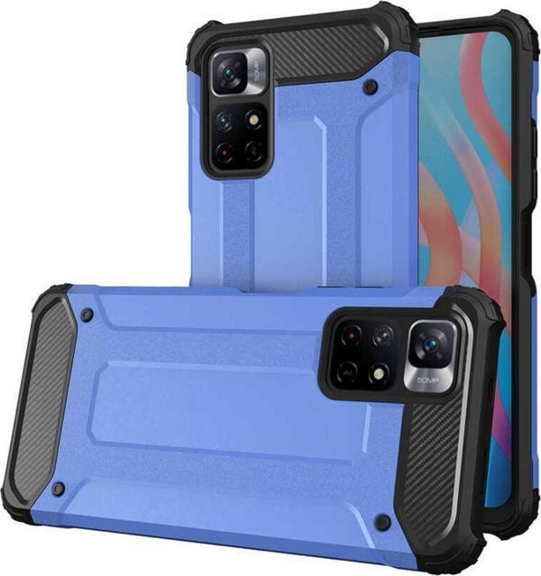Coverzone Xiaomi Redmi Note 11t 5g Ile Uyumlu Kılıf Shockproof Zırh Koruma Mavi - Image 1